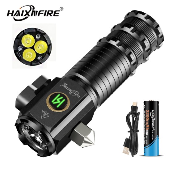 Haixnfire X51 Outdoor camping light LED floodlight 3500 lumen Waterproof flashlight USB Rechargeable flashlight working lamp